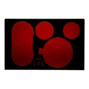 GE APPLIANCE WB62X29262 MAINTOP GLASS ASM DG (GENUINE OEM PART)