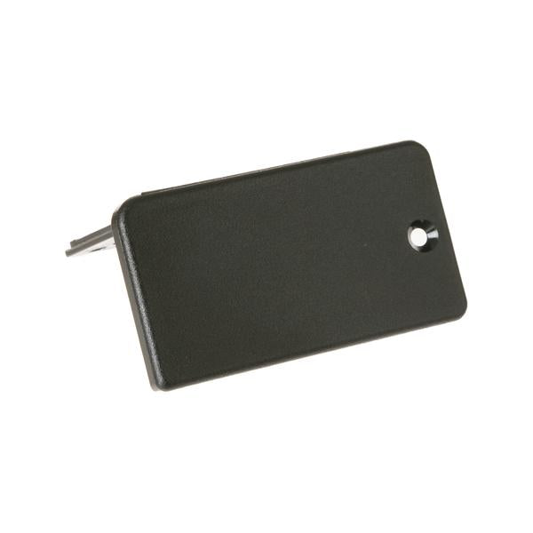 GE APPLIANCE WB7X7290 RANGE DOOR END CAP LEFT (BLACK) (GENUINE OEM PART) - Parts Solution Group