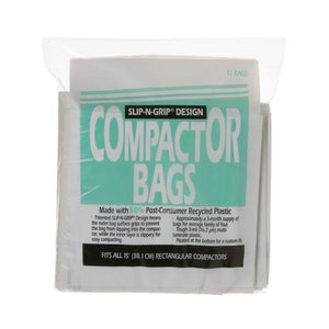 GE APPLIANCE WC60X5017 TRASH COMPACTOR COMPACTOR BAGS - PACKAGE OF 12 (genuine oem part)