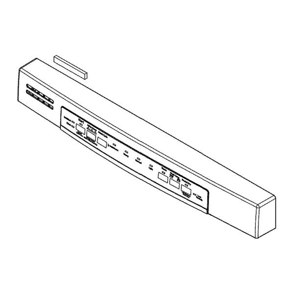 GE APPLIANCE WD34X22537 CONTROL PANEL (genuine oem part) - Parts Solution Group