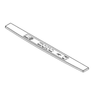 GE APPLIANCE WD34X24429 DISHWASHER CONSOLE COVER GRAPHIC ASSEMBLY (genuine oem part)