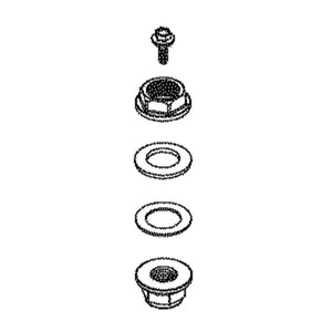 GE APPLIANCE WE49X28115 WASHER HUB NUT KIT (genuine oem part)