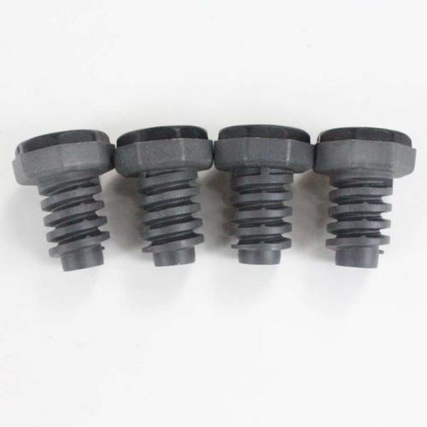 GE APPLIANCE WH02X26590 LAUNDRY WASHER FOOT A BASE 4 PACK (genuine oem part) - Parts Solution Group