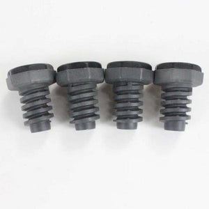 GE APPLIANCE WH02X26590 LAUNDRY WASHER FOOT A BASE 4 PACK (genuine oem part)