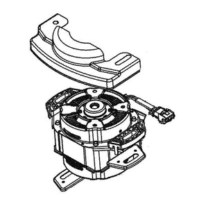 GE APPLIANCE WH49X25734 LAUNDRY CENTER WASHER DRIVE MOTOR AND SHIELD KIT (genuine oem part)