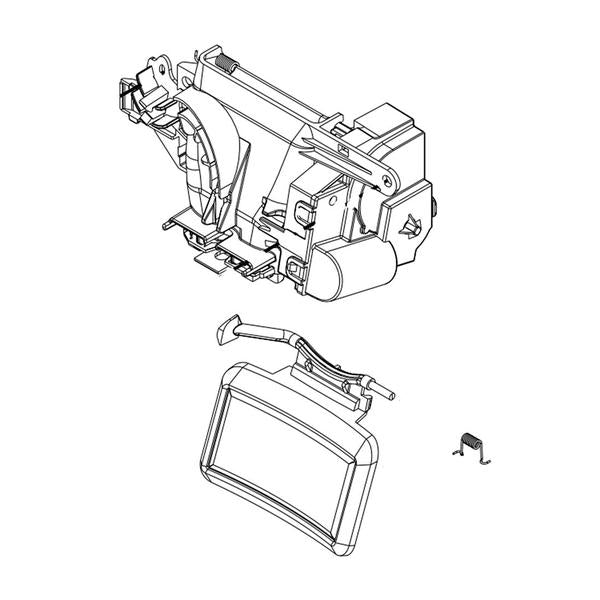 WHIRLPOOL WP13005704B REFRIGERATOR DISPENSER ICE CHUTE (BLACK) (GENUINE OEM PART) - Parts Solution Group