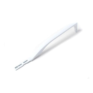 WHIRLPOOL WP2254533W REFRIGERATOR DOOR HANDLE (WHITE) (GENUINE OEM PART)