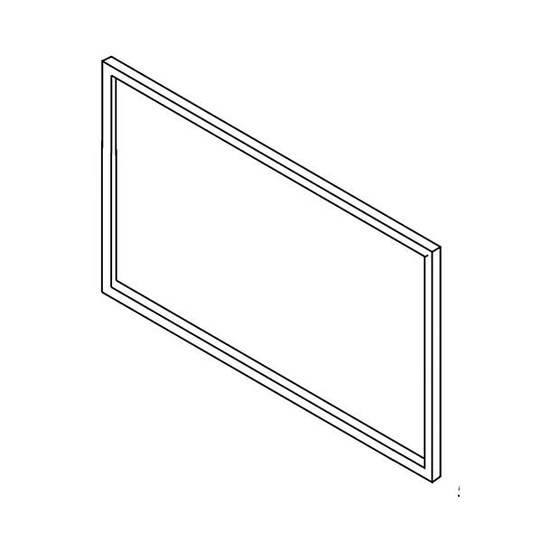 WHIRLPOOL WP2319263W REFRIGERATOR FREEZER DOOR GASKET (GENUINE OEM PART)