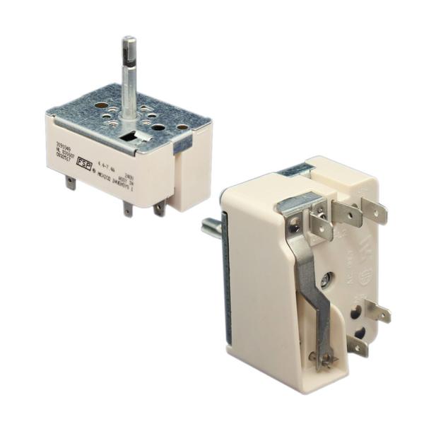 WHIRLPOOL WP3191049 RANGE SURFACE ELEMENT CONTROL SWITCH (GENUINE OEM PART) - Parts Solution Group