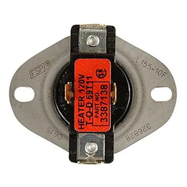 WHIRLPOOL WP3387138 DRYER OPERATING THERMOSTAT (GENUINE OEM PART) - Parts Solution Group