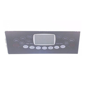 WHIRLPOOL WP74009994 RANGE CONTROL PANEL OVERLAY (GENUINE OEM PART)