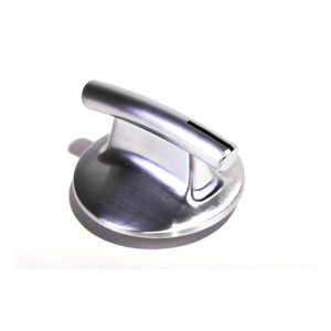 WHIRLPOOL WP74010839 COOKTOP BURNER KNOB (CHROME) (GENUINE OEM PART)