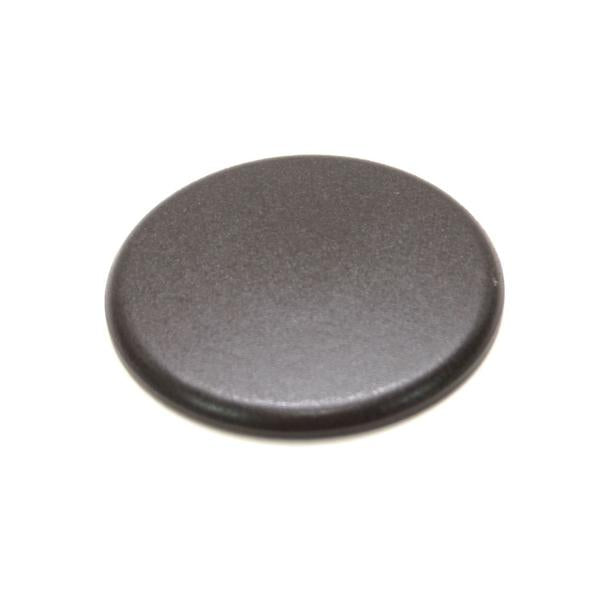 WHIRLPOOL WP7504P298-60 COOKTOP BURNER CAP RIGHT FRONT (BLACK) (GENUINE OEM PART) - Parts Solution Group