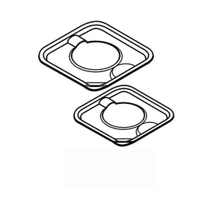 WHIRLPOOL WP786333 RANGE DRIP PAN (GENUINE OEM PART)