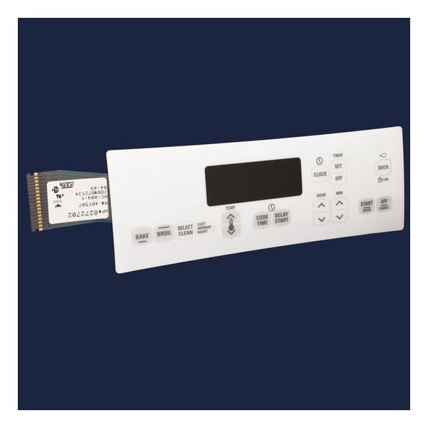 WHIRLPOOL WP8272702 RANGE MEMBRANE SWITCH (WHITE) (GENUINE OEM PART) - Parts Solution Group