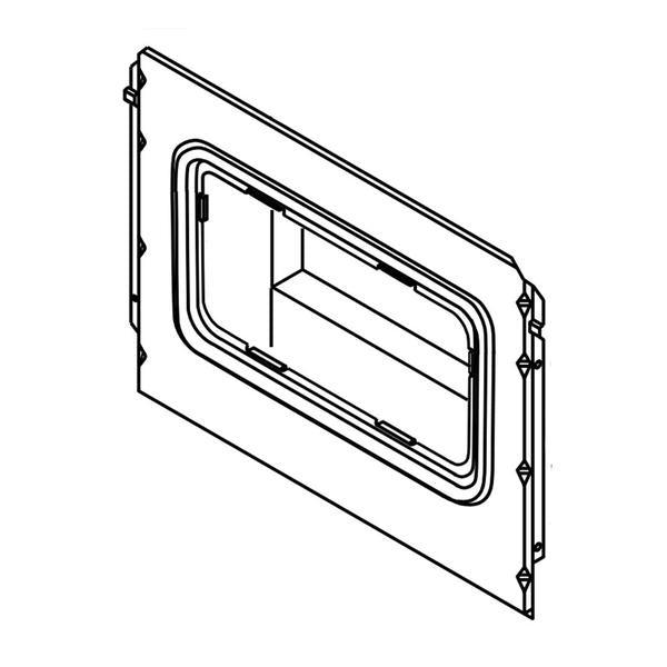 WHIRLPOOL WP9761357 RANGE OVEN DOOR INSULATION RETAINER PANEL (GENUINE OEM PART) - Parts Solution Group