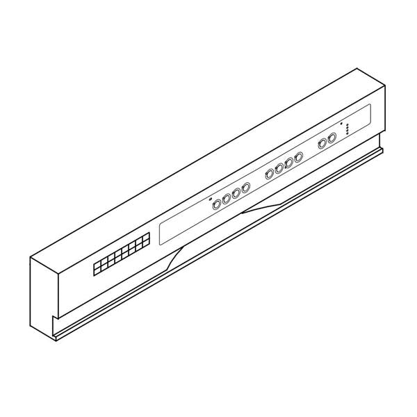 WHIRLPOOL WPW10078105 DISHWASHER CONTROL PANEL (GENUINE OEM PART) - Parts Solution Group