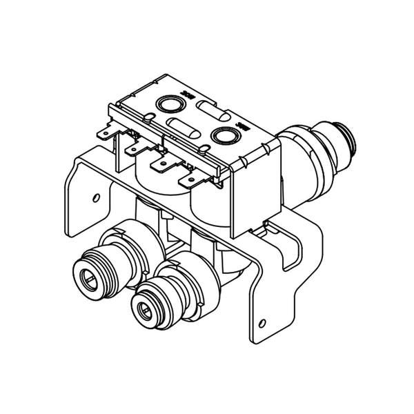 WHIRLPOOL WPW10159843 REFRIGERATOR WATER INLET VALVE (GENUINE OEM PART) - Parts Solution Group