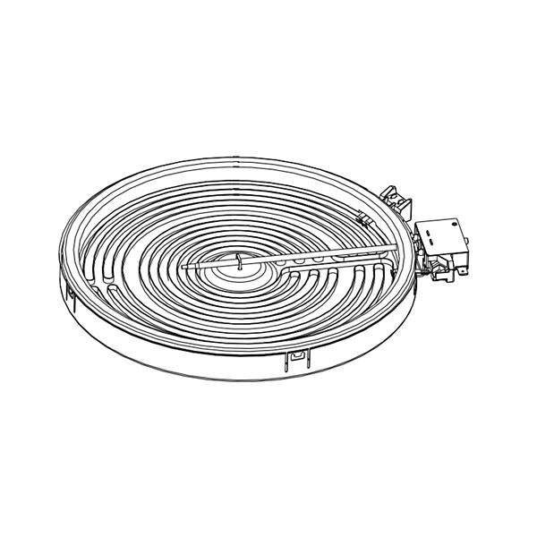 WHIRLPOOL WPW10178022 RANGE DUAL RADIANT SURFACE ELEMENT (GENUINE OEM PART)