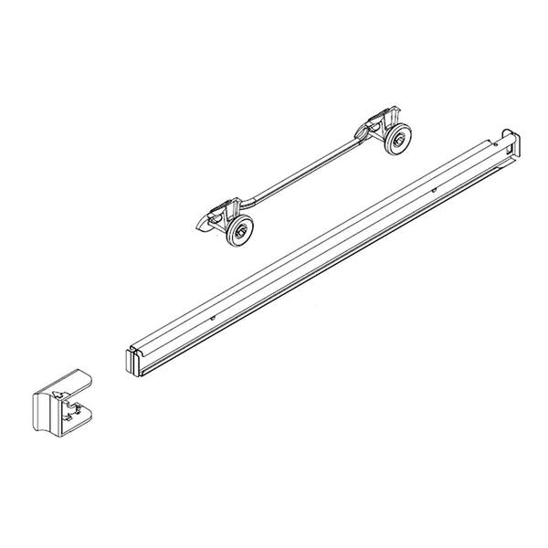WHIRLPOOL WPW10195238 DISHWASHER DISHRACK SLIDE RAIL (GENUINE OEM PART) - Parts Solution Group