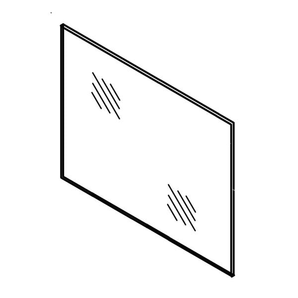 WHIRLPOOL WPW10226005 RANGE OVEN DOOR INNER GLASS (GENUINE OEM PART) - Parts Solution Group