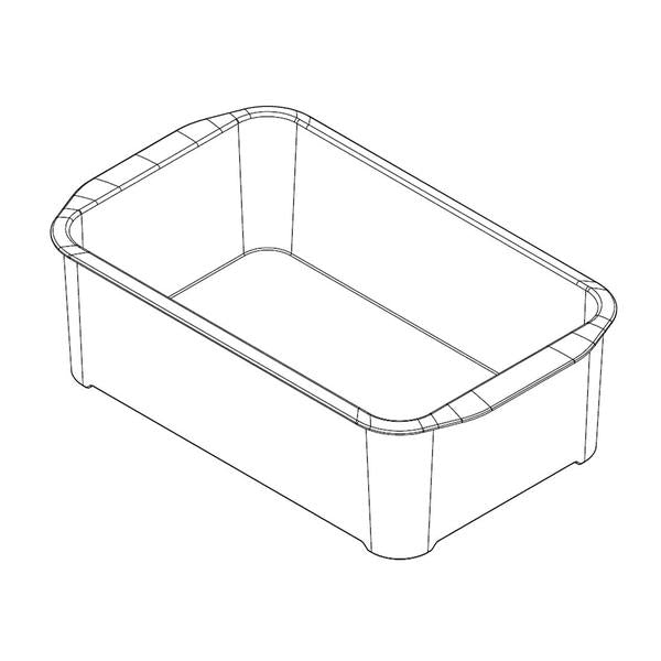 WHIRLPOOL WPW10248856 REFRIGERATOR DOOR BIN (GENUINE OEM PART) - Parts Solution Group