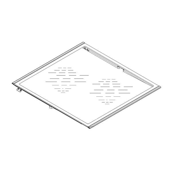 WHIRLPOOL WPW10269156 REFRIGERATOR GLASS SHELF (GENUINE OEM PART) - Parts Solution Group