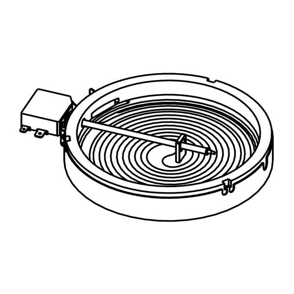 WHIRLPOOL WPW10270604 COOKTOP ELEMENT 700-WATT (GENUINE OEM PART) - Parts Solution Group