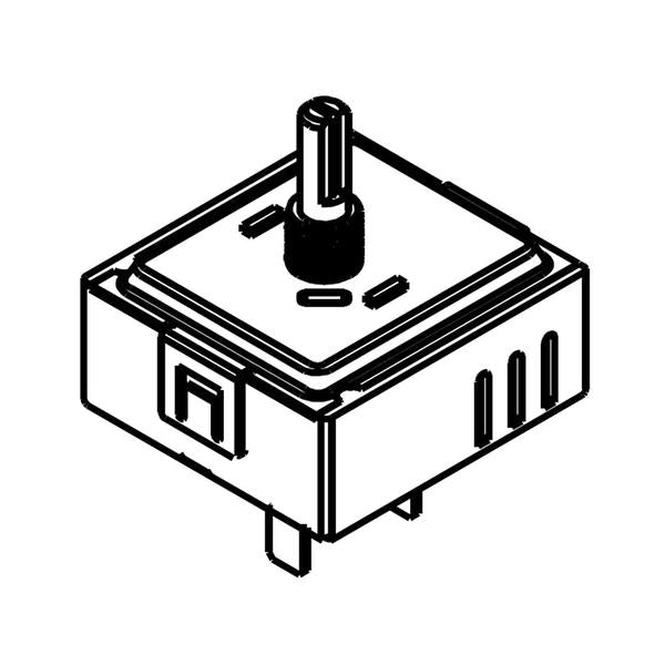 WHIRLPOOL WPW10326246 COOKTOP ELEMENT CONTROL SWITCH (GENUINE OEM PART) - Parts Solution Group