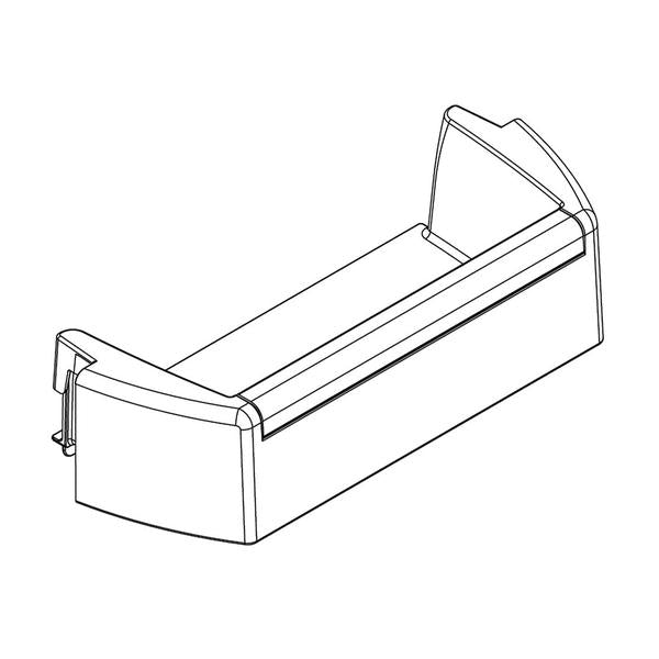 WHIRLPOOL WPW10335218 REFRIGERATOR FREEZER DOOR BIN (GENUINE OEM PART) - Parts Solution Group