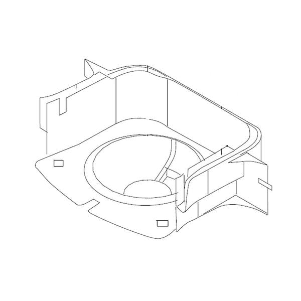 WHIRLPOOL WPW10363507 REFRIGERATOR SHROUD (GENUINE OEM PART) - Parts Solution Group