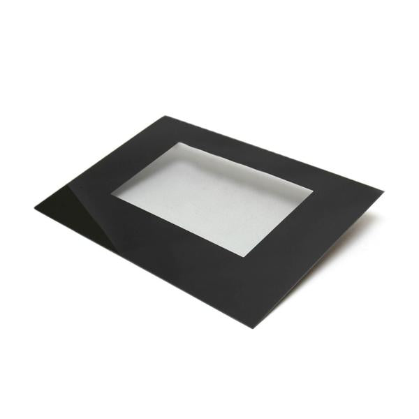 WHIRLPOOL WPW10409946 RANGE OVEN DOOR OUTER PANEL (BLACK) (GENUINE OEM PART) - Parts Solution Group