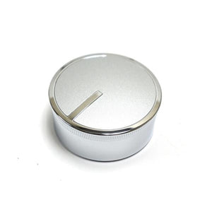 WHIRLPOOL WPW10506367 RANGE SURFACE BURNER KNOB (STAINLESS) (GENUINE OEM PART)