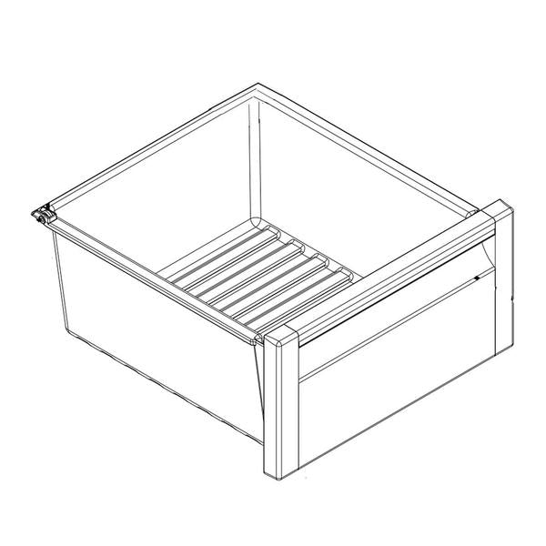 WHIRLPOOL WPW10508335 REFRIGERATOR SNACK DRAWER (GENUINE OEM PART) - Parts Solution Group