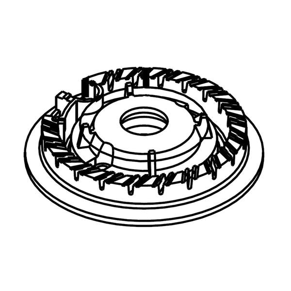 WHIRLPOOL WPW10515453 RANGE SURFACE BURNER HEAD (GENUINE OEM PART) - Parts Solution Group