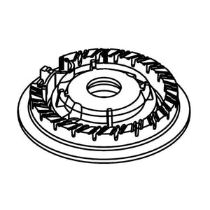 WHIRLPOOL WPW10515453 RANGE SURFACE BURNER HEAD (GENUINE OEM PART)