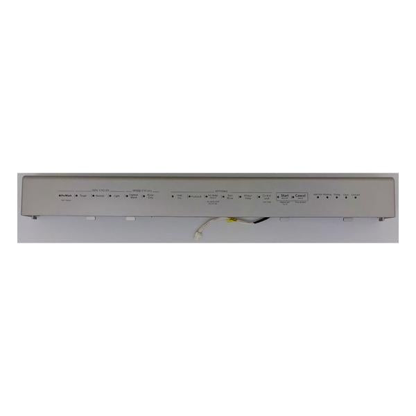 WHIRLPOOL WPW10537352 DISHWASHER CONTROL PANEL ASSEMBLY (STAINLESS) (GENUINE OEM PART) - Parts Solution Group