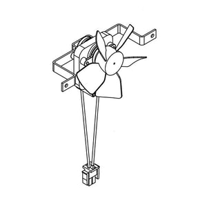 WHIRLPOOL WPW10586440 RANGE OVEN COOLING FAN ASSEMBLY (GENUINE OEM PART)