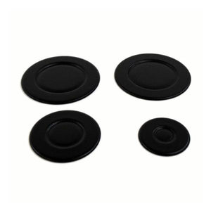 WHIRLPOOL WPW10597129 COOKTOP BURNER CAP SET (GENUINE OEM PART)