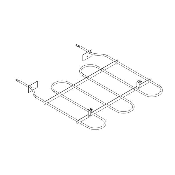 WHIRLPOOL WPW10611615 RANGE BROIL ELEMENT LOWER (GENUINE OEM PART) - Parts Solution Group