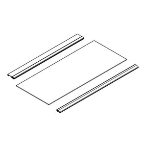 WHIRLPOOL WPW10628707 REFRIGERATOR GLASS SHELF ASSEMBLY (GENUINE OEM PART)