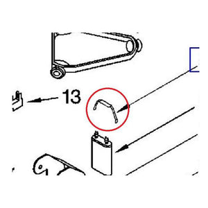 WHIRLPOOL WPW10687786 MICROWAVE HIGH-VOLTAGE DIODE (GENUINE OEM PART)