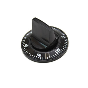 WHIRLPOOL WPY703663 RANGE CLOCK TIMER KNOB (BLACK) (GENUINE OEM PART)