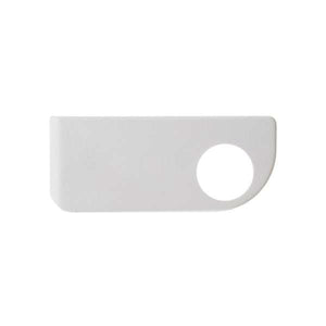 GE APPLIANCE WR02X10865 REFRIGERATOR DOOR CORNER TRIM CAP (WHITE) (genuine oem part)