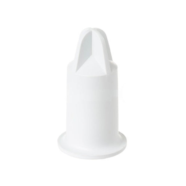 GE APPLIANCE WR02X10895 THIMBLE DOOR TOP WHITE (GENUINE OEM PART)