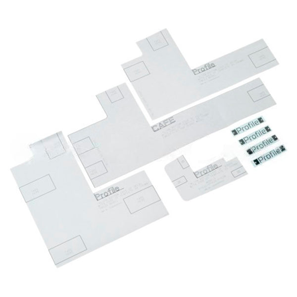 GE APPLIANCE WR02X27469 PROFILE CAFE LOGO &amp; TEMPLATE (GENUINE OEM PART)