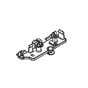 GE APPLIANCE WR02X28661 REFRIGERATOR LIGHT BOARD BRACKET (genuine oem part)