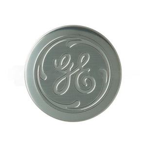 GE APPLIANCE WR04X29375 GEA BADGE FLAT CHROME (GENUINE OEM PART)