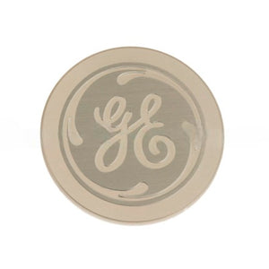 GE APPLIANCE WR04X31880 CHROME GE BADGE (GENUINE OEM PART)
