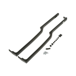 GE APPLIANCE WR12X10761 REFRIGERATOR FREEZER DOOR HANDLE 2-PACK (BLACK) (GENUINE OEM PART)